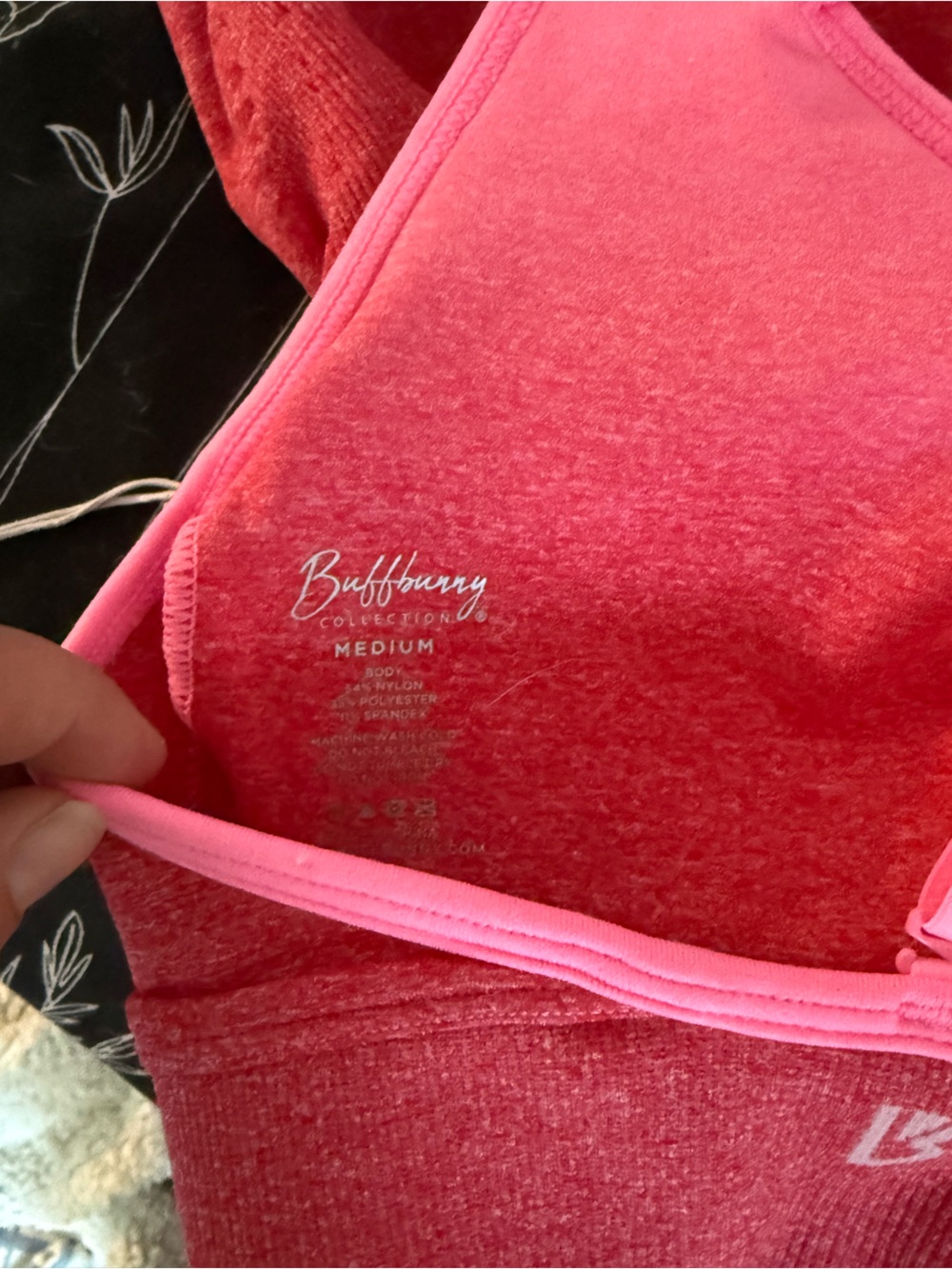 BuffBunny Bright Pink Workout Sports Bra - Picture 1 of 3
